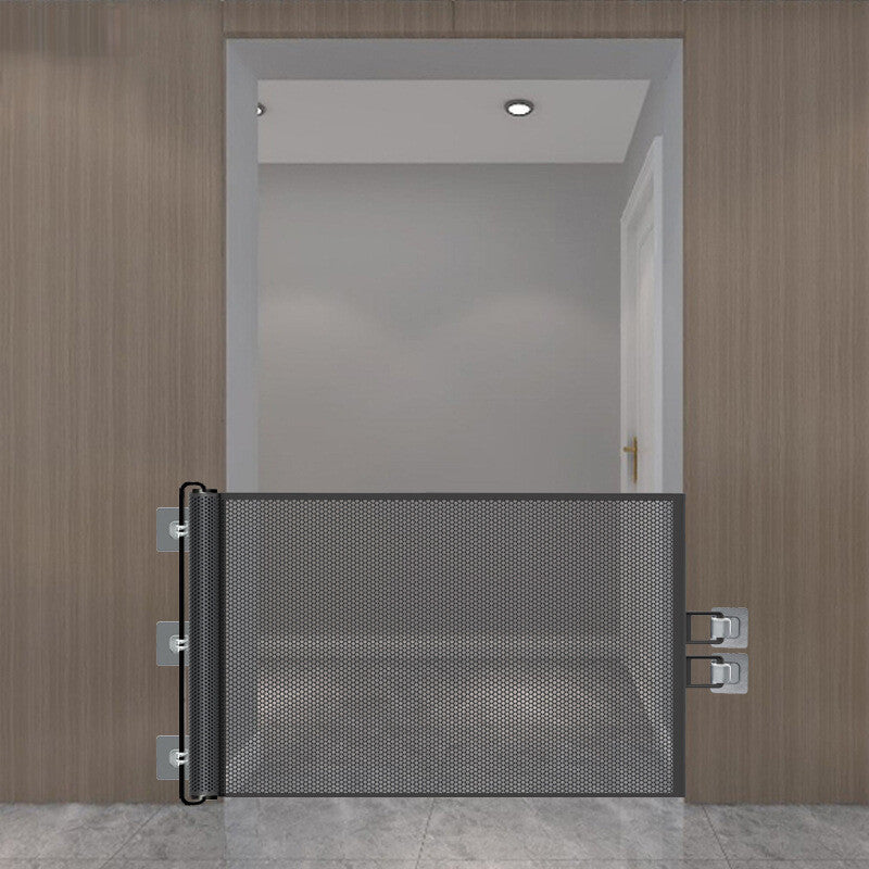 Retractable Pet Dog Gate Safety Guard Folding Baby Toddler Stair Gates Isolation