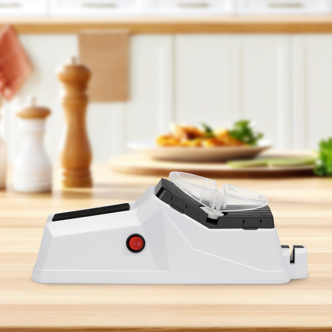 Professional Electric Knife Sharpener With USB, 4-in-1 Sharpening System, Fast Sharpening And Polishing, With Protective Cover, Suitable For Alloy Knives, Carbide Knives