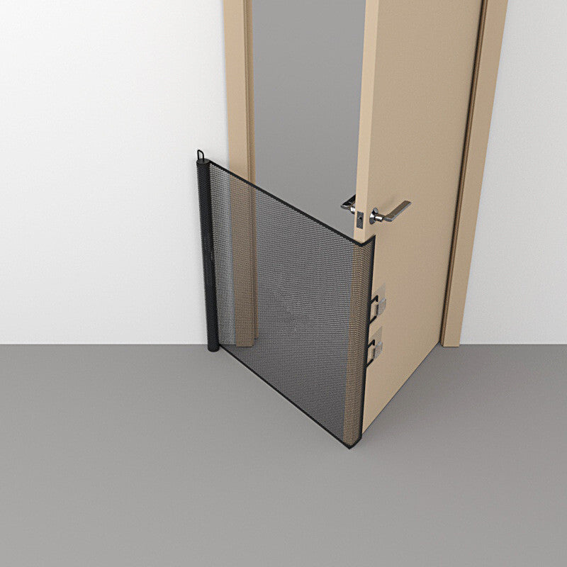 Retractable Pet Dog Gate Safety Guard Folding Baby Toddler Stair Gates Isolation