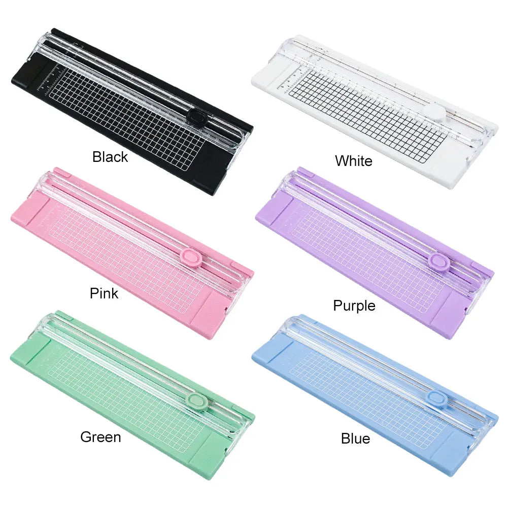 Scrapbook Trimmer with Pull-out Ruler A4 Precision Paper Photo Cutters Guillotine Small A4 Paper Cutting Machine Office Supplies