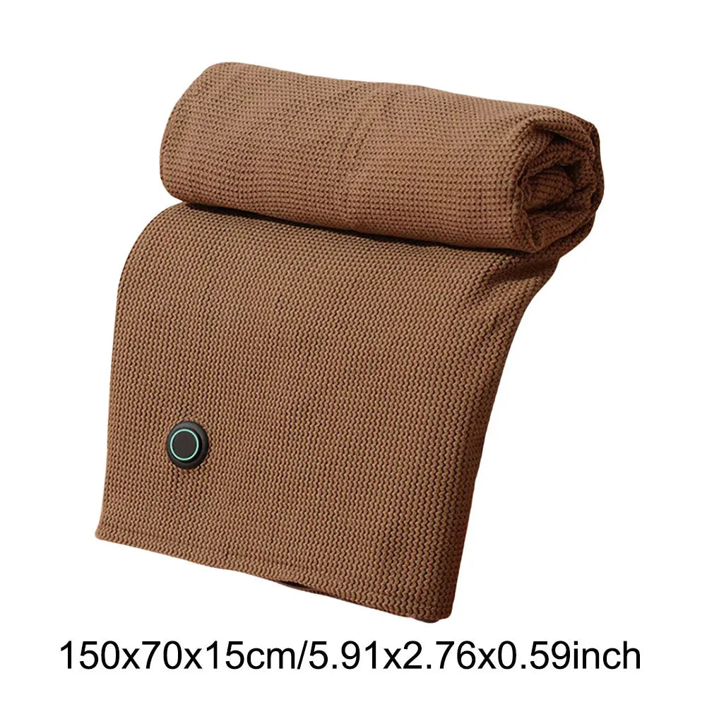 Wearable USB Electric Heated Blanket 3 Heating Levels Heating Electric Blanket Shawl USB Heated Blanket Shawl for Home Office