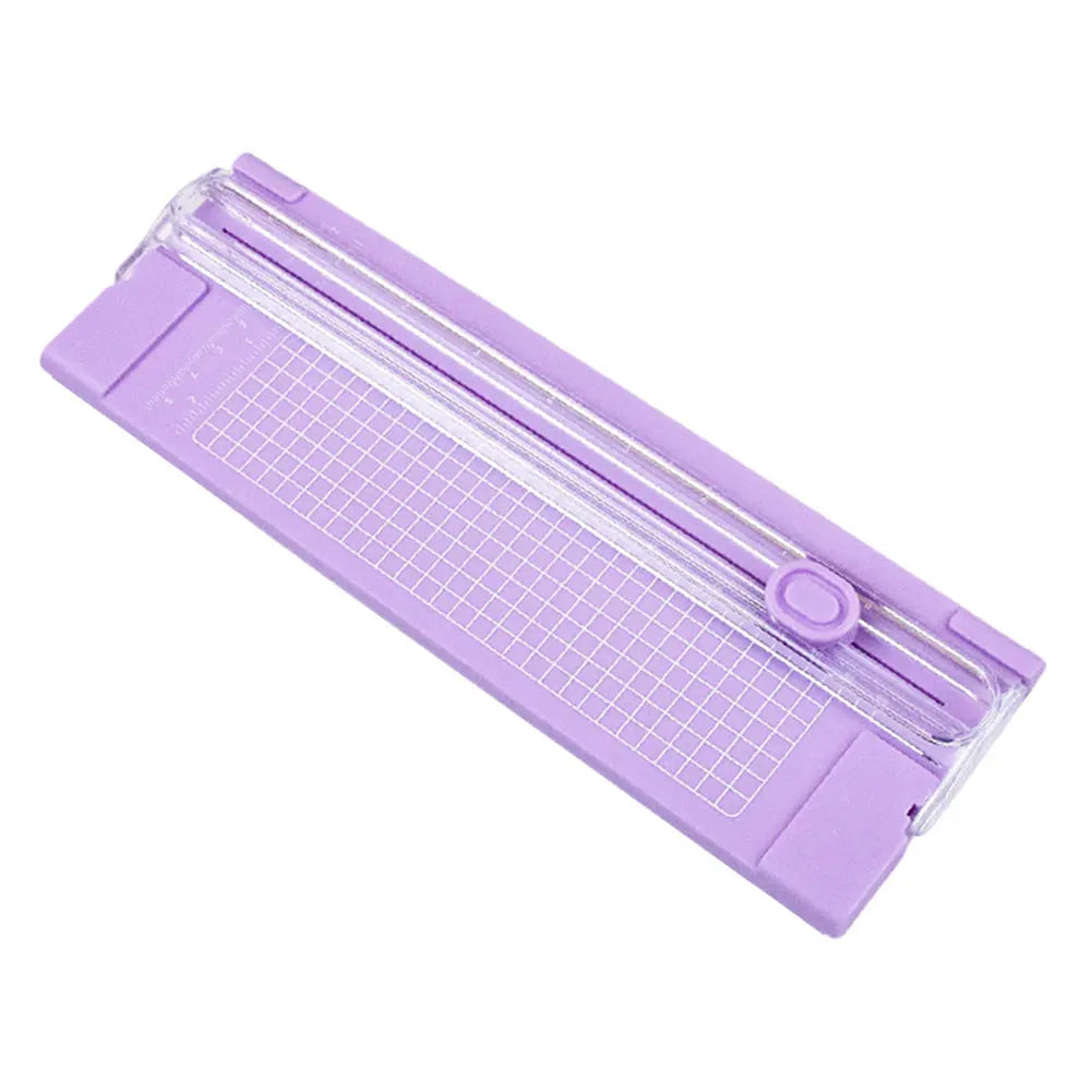 Scrapbook Trimmer with Pull-out Ruler A4 Precision Paper Photo Cutters Guillotine Small A4 Paper Cutting Machine Office Supplies